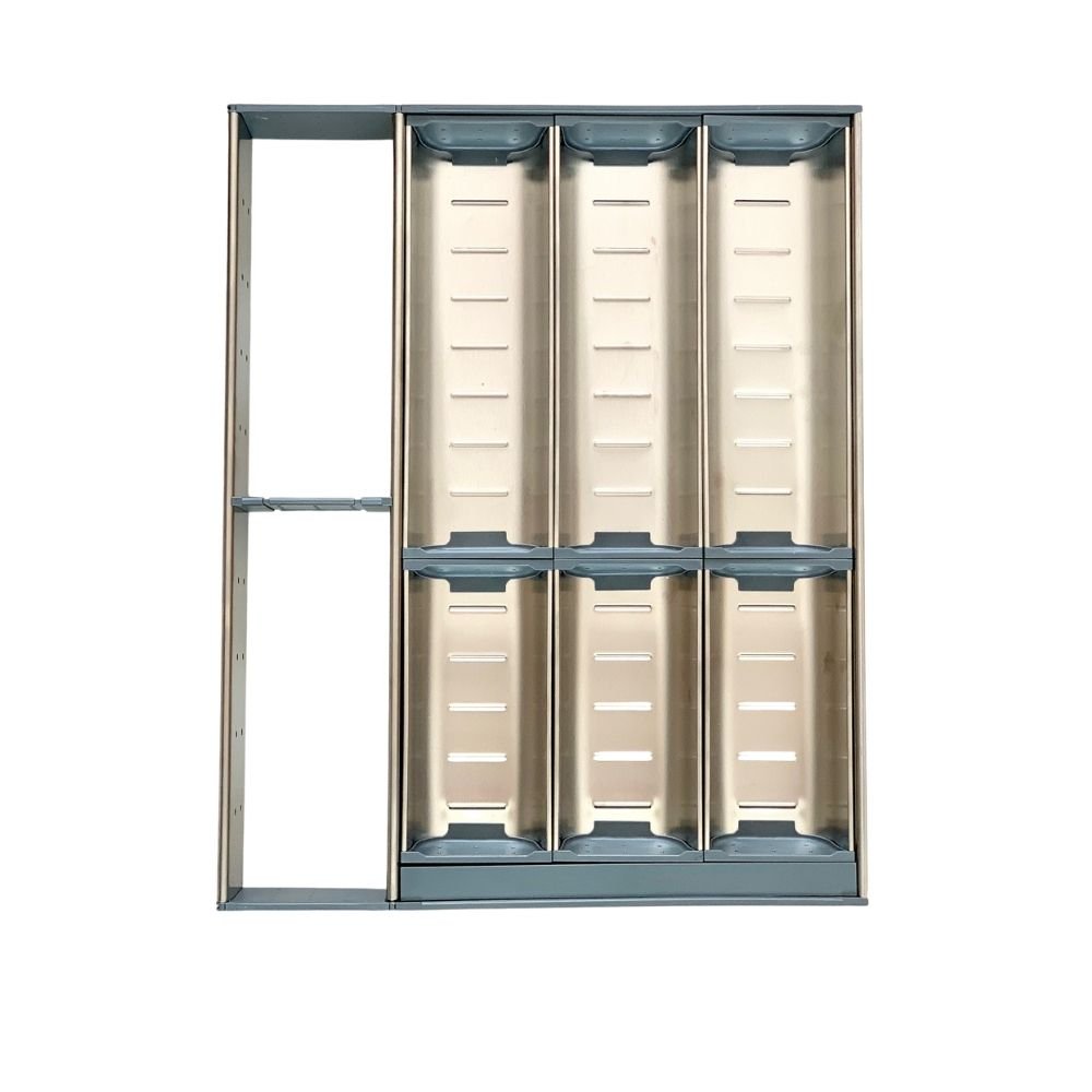 Organizador cubiertos ac. inoxidable