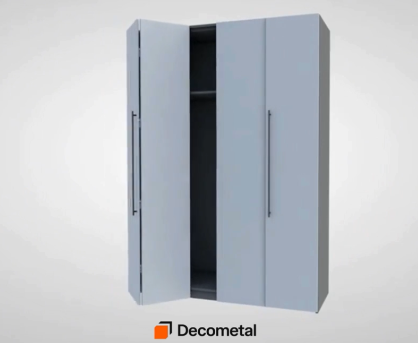 Sistema puerta colgante y plegable